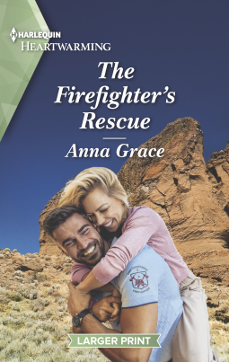 book cover for The Firefighter's Rescue
