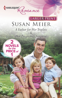 book cover for A Father For Her Triplets