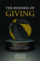 book cover for The Business of Giving