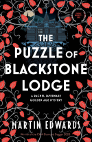 book cover for The Puzzle of Blackstone Lodge