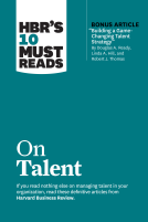 book cover for HBR's 10 Must Reads on Talent (with bonus article 