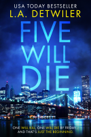 book cover for Five Will Die