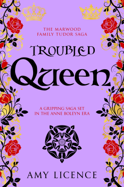 book cover for Troubled Queen: