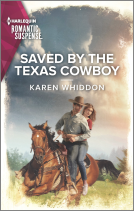 book cover for Saved by the Texas Cowboy