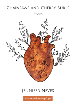 book cover for Chainsaws and Cherry Burls