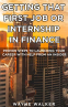 Cover Image: Getting That First Job Or Internship In Finance