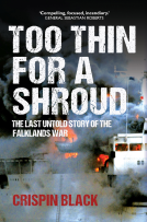 book cover for Too Thin for a Shroud