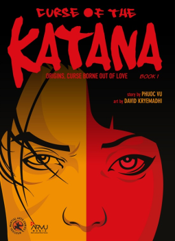 book cover for Curse of the Katana