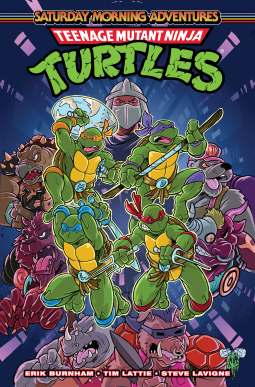 book cover for Teenage Mutant Ninja Turtles: Saturday Morning Adventures, Vol. 1