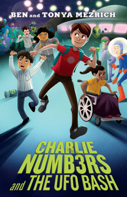 book cover for Charlie Numbers and the UFO Bash