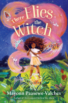 book cover for There Flies the Witch