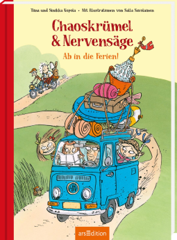 Buchcover für Chaoskrümel & Nervensäge – Ab in die Ferien! (Chaoskrümel & Nervensäge 2)