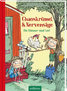 Buchcover für Chaoskrümel & Nervensäge – Die Hühner sind los! (Chaoskrümel & Nervensäge 1)