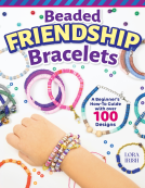 book cover for Beaded Friendship Bracelets