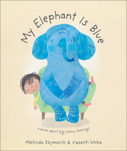 book cover for My Elephant is Blue