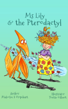 book cover for Ms Lily and the Pterodactyl