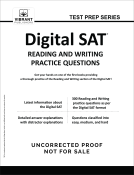 book cover for Digital SAT Reading and Writing Practice Questions