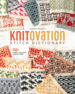 book cover for KnitOvation Stitch Dictionary