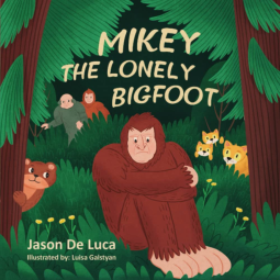 book cover for Mikey the Lonely Bigfoot