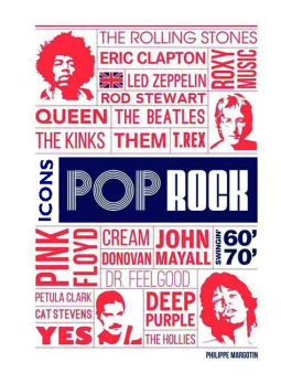 book cover for Pop Rock Icons