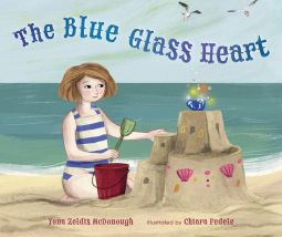 book cover for The Blue Glass Heart