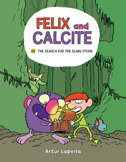 book cover for The Search for the Slimy Stone