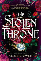 book cover for The Stolen Throne
