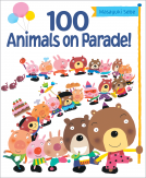 book cover for 100 Animals on Parade!
