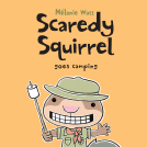 book cover for Scaredy Squirrel Goes Camping