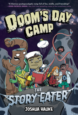 book cover for Doom's Day Camp: The Story Eater