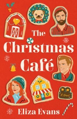 book cover for The Christmas Café