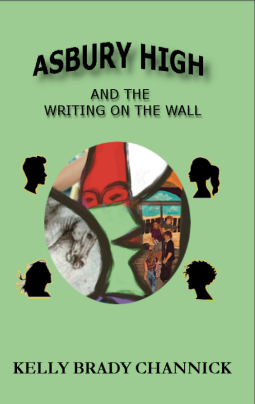book cover for Asbury High and the Writing on the Wall