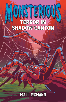 book cover for Terror in Shadow Canyon (Monsterious, Book 3)
