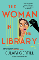 book cover for The Woman in the Library