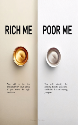 book cover for Rich Me Poor Me