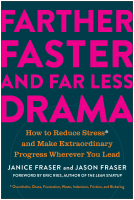 book cover for Farther, Faster, and Far Less Drama