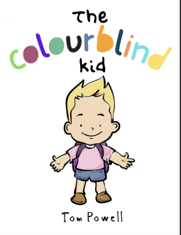 book cover for The Colourblind Kid