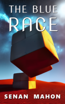 book cover for The Blue Race