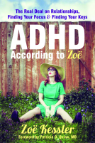book cover for ADHD According to Zoe