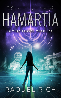 book cover for Hamartia: A Time Travel Thriller