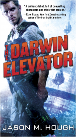 book cover for The Darwin Elevator