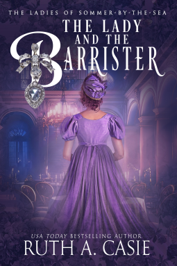 book cover for The Lady and the Barrister