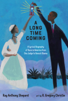 book cover for A Long Time Coming