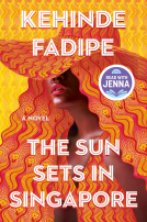 book cover for The Sun Sets in Singapore