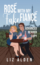 book cover for Rosé with My Fake Fiancé