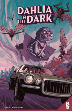 book cover for Dahlia in the Dark