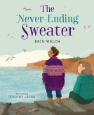 book cover for The Never-Ending Sweater