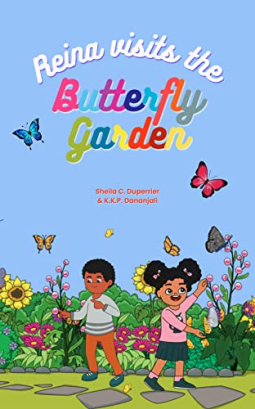 book cover for Reina Visits the Butterfly Garden