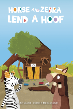 book cover for Horse and Zebra Lend a Hoof