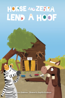book cover for Horse and Zebra Lend a Hoof